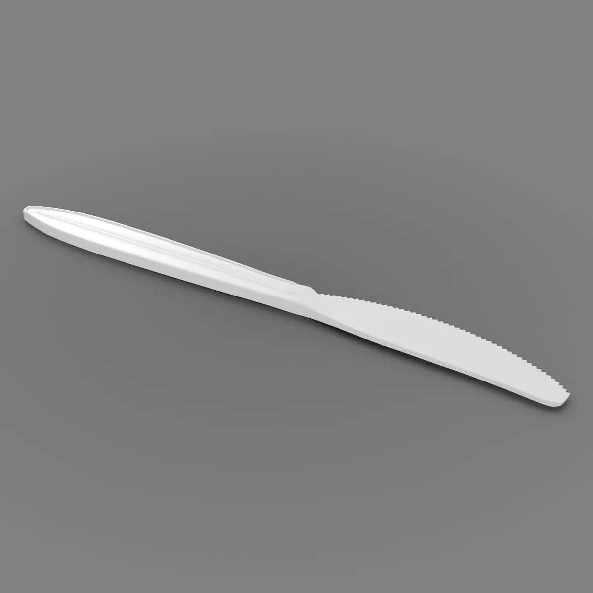 Plastic Knife 3D model