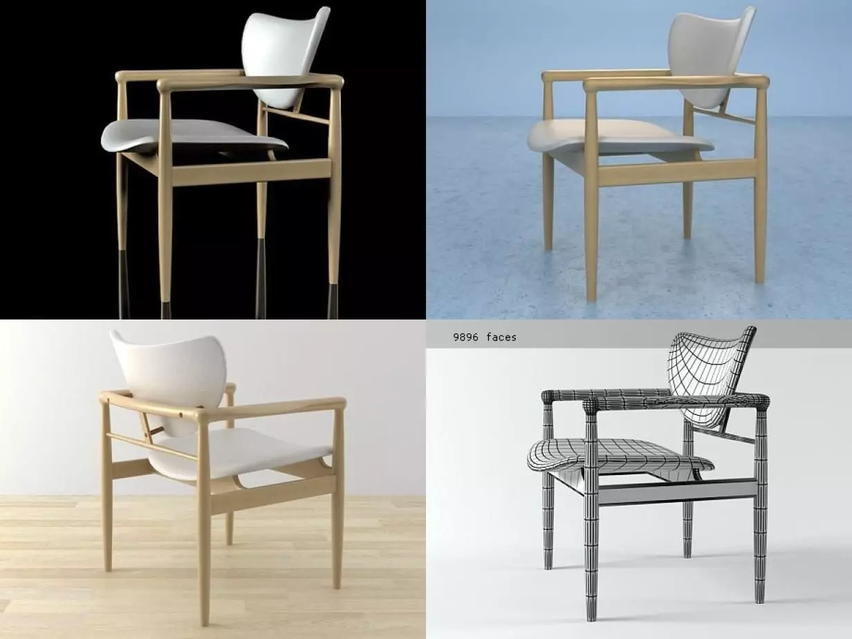 48 Chair 3D model_0