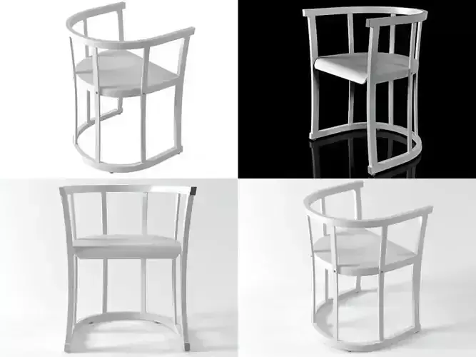 Leopolda chair 3D model