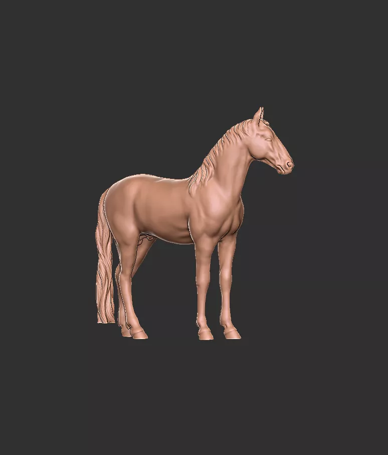 Horse Statue 3D print model