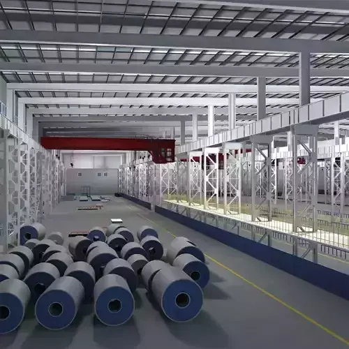 Factory Interior Scene 3D model