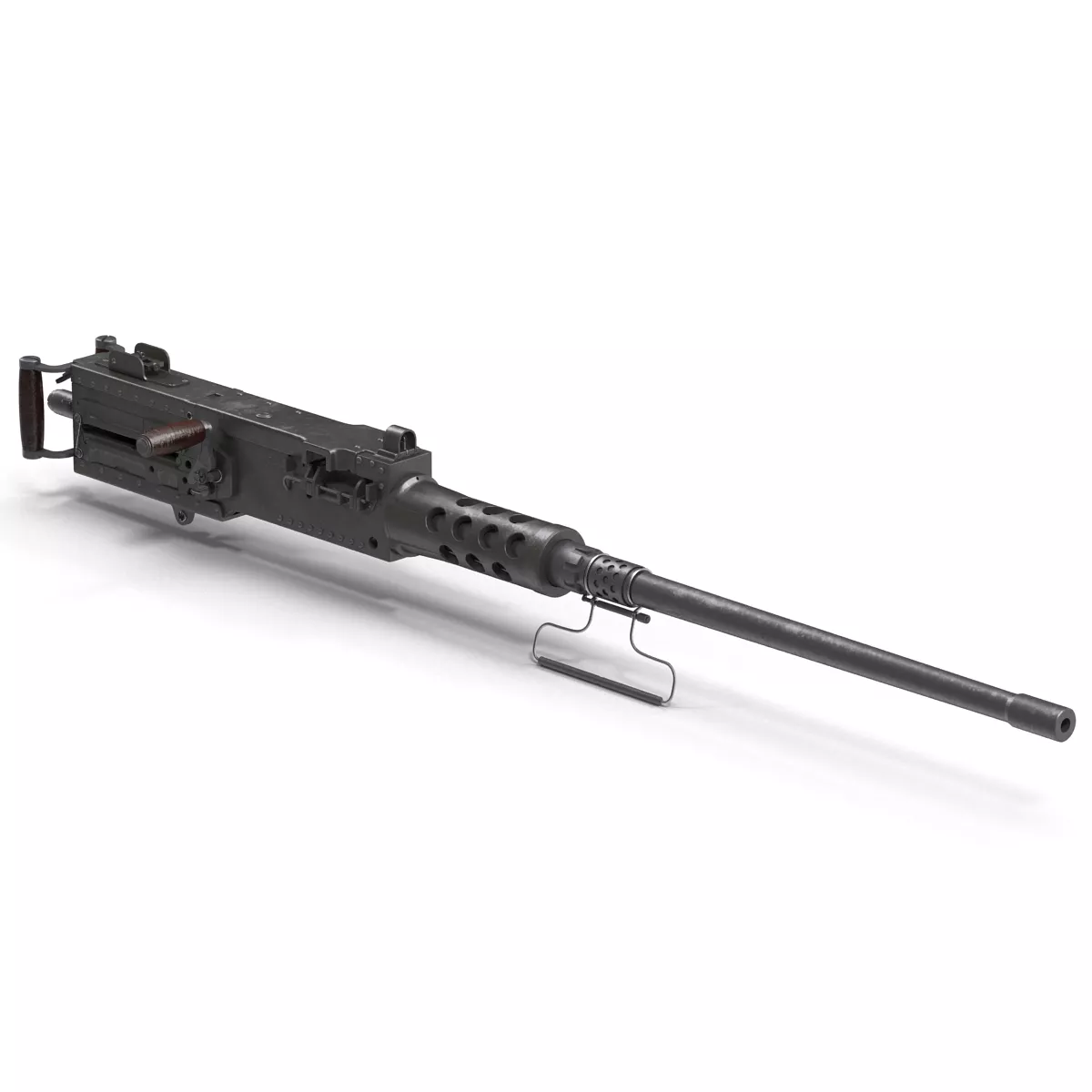 Machine Gun Browning M2 50 Caliber 3D model | CGTrader