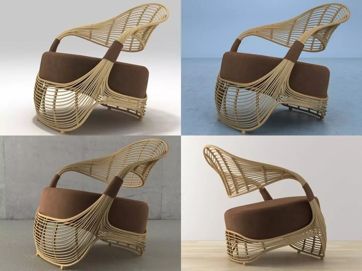 Manolo Easychair 3D model_0