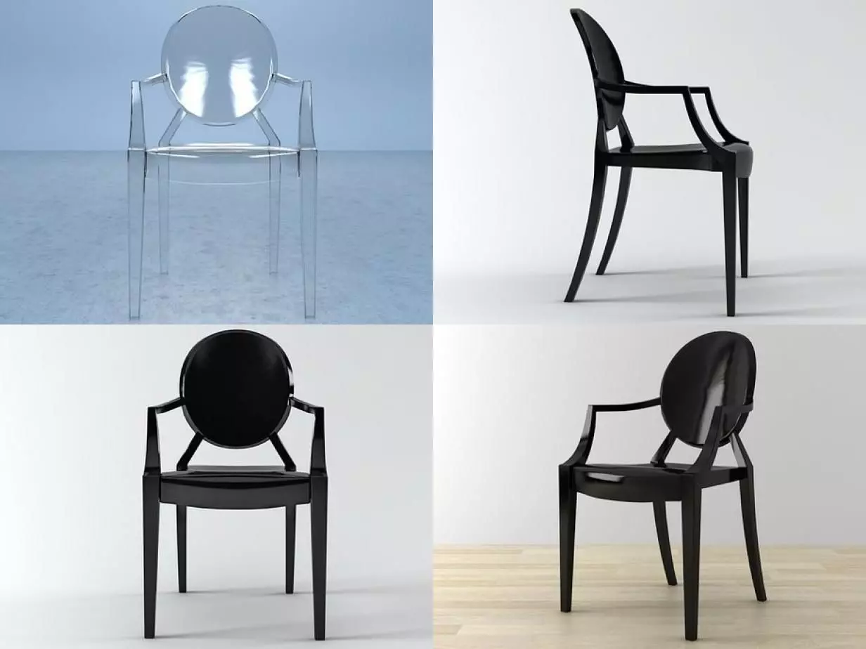 Louis Ghost 3D model_2