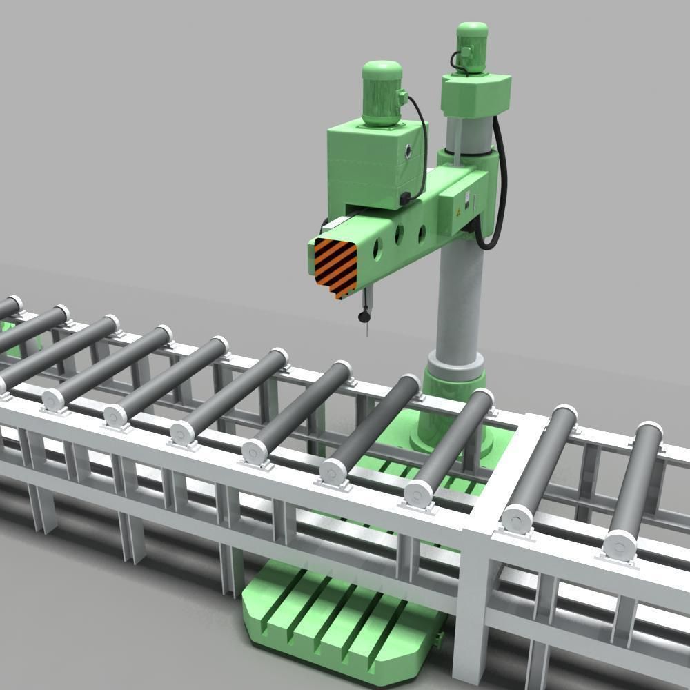 Desktop Rig Production Line 3D model_5