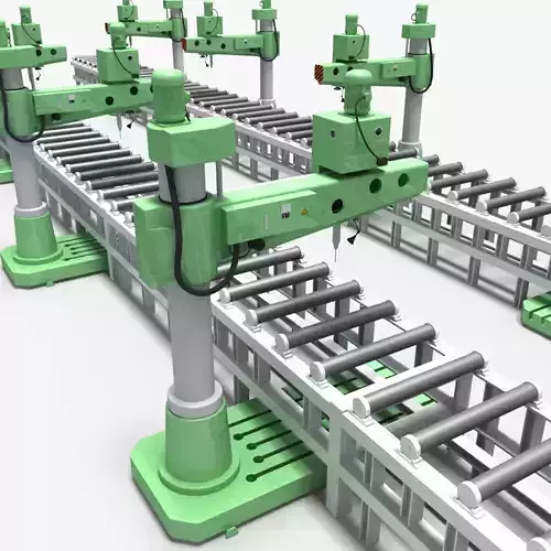 Desktop Rig Production Line 3D model