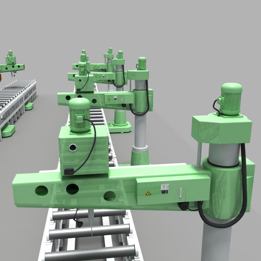 Desktop Rig Production Line 3D model_9