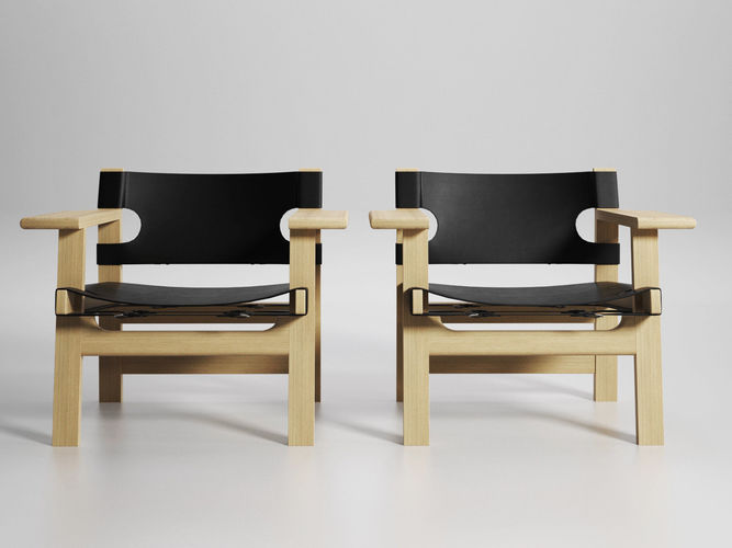 Spanish Chair 2226 3D model