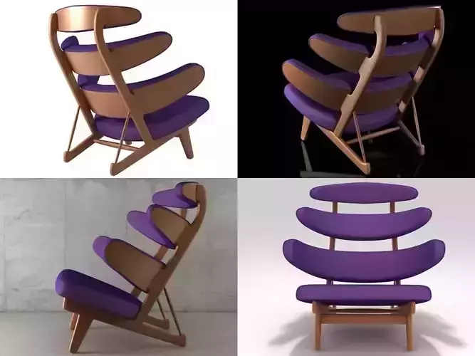 Pyramide chair 3D model
