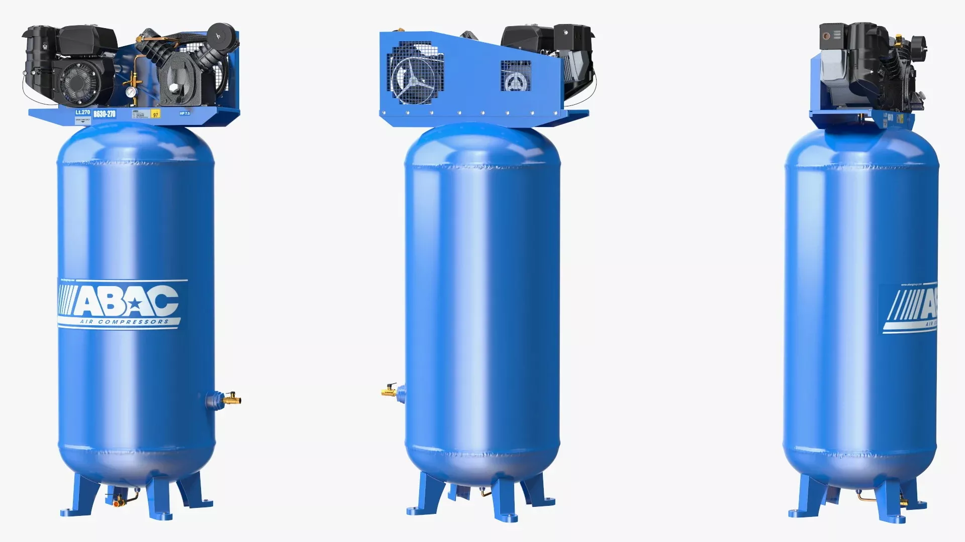 Vertical Air Compressor Abac 3D model