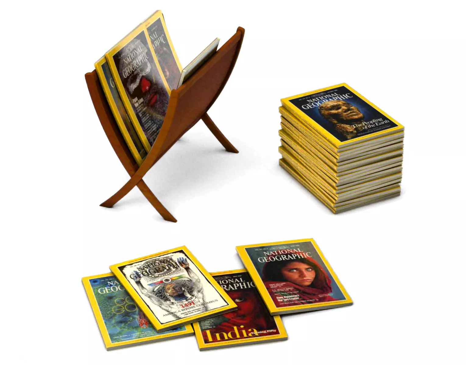 NATIONAL GEOGRAPHIC MAGAZINE 3D MODEL 3D model