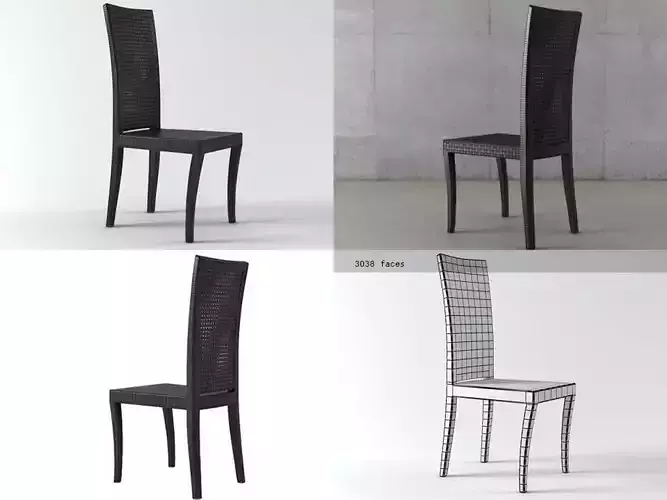 Zoe Chair 3D model
