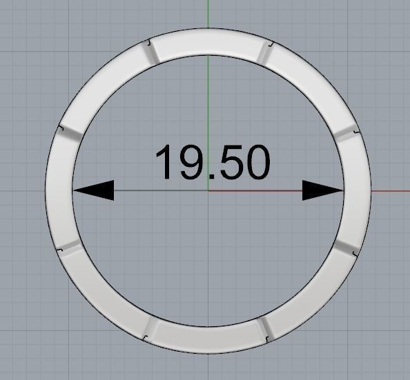 Celtic knot ring 01 3D print model_2