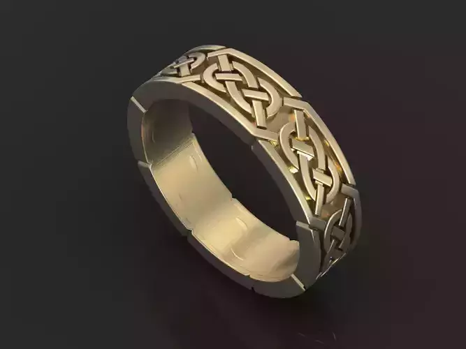 Celtic knot ring 01