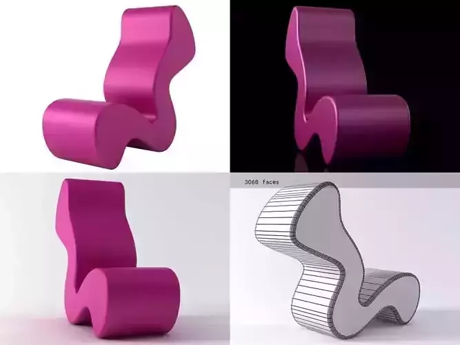 Phantom chair 3D model