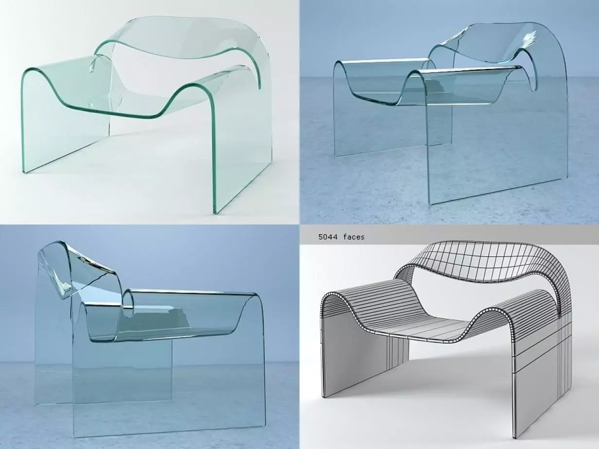 Ghost Chair 3D model_0