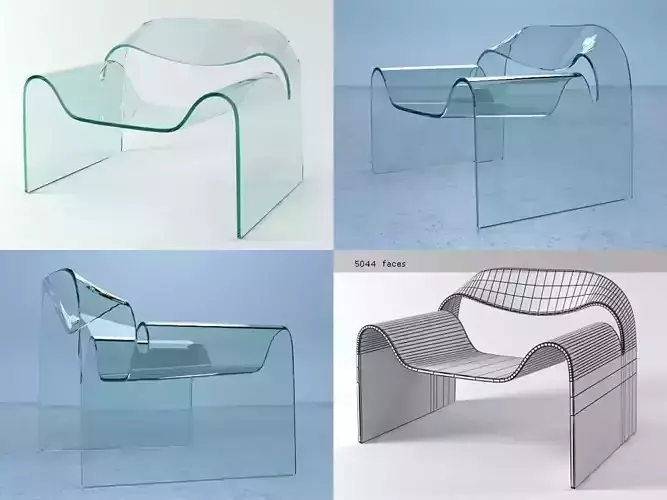 Ghost Chair 3D model Ghost Chair 3D model