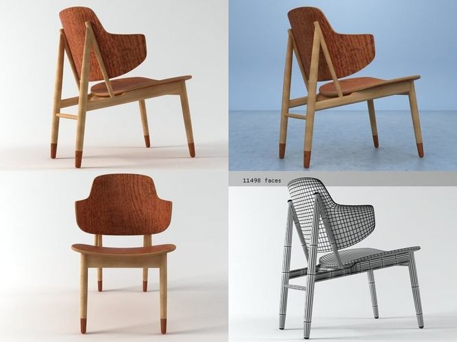 Kofod Larsen Chair 3D model