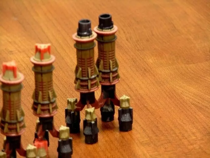 Twin Rocket Free 3D print model