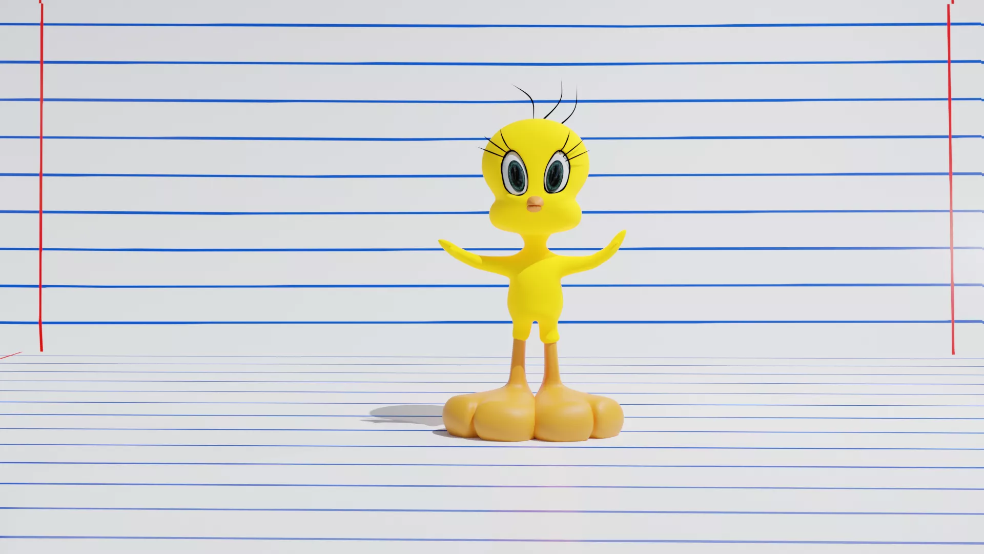 Tweety bird 3D model