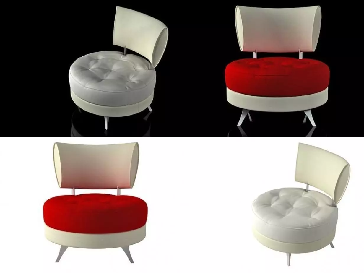 Mutabilis four different chairs 3D model_0