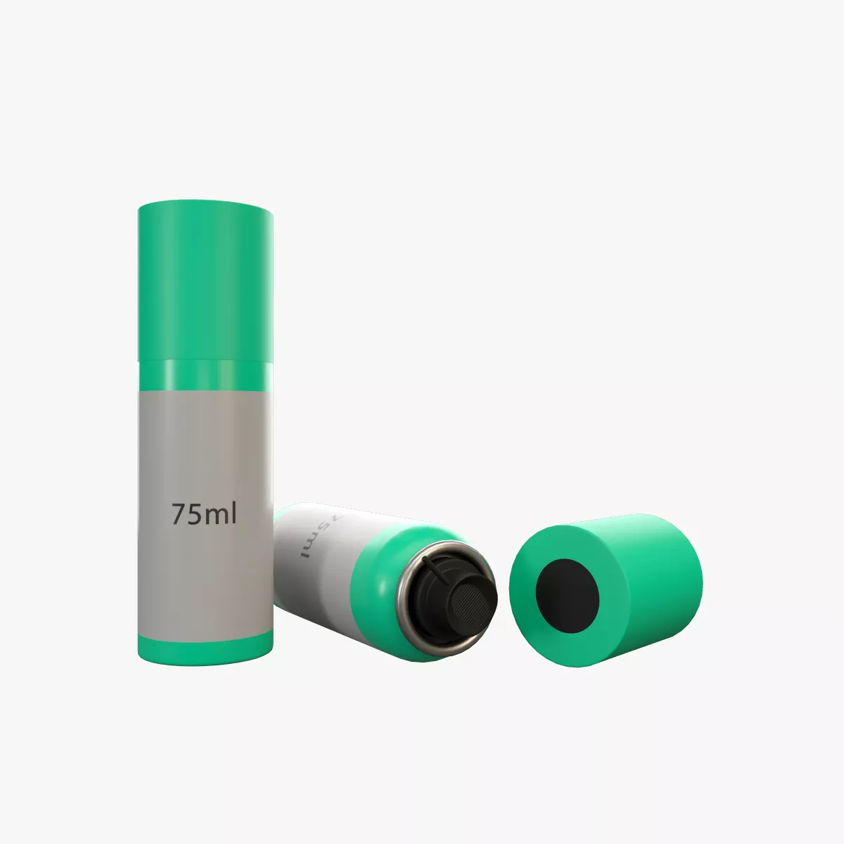 Spray Bottle 75ml Low-poly 3D model