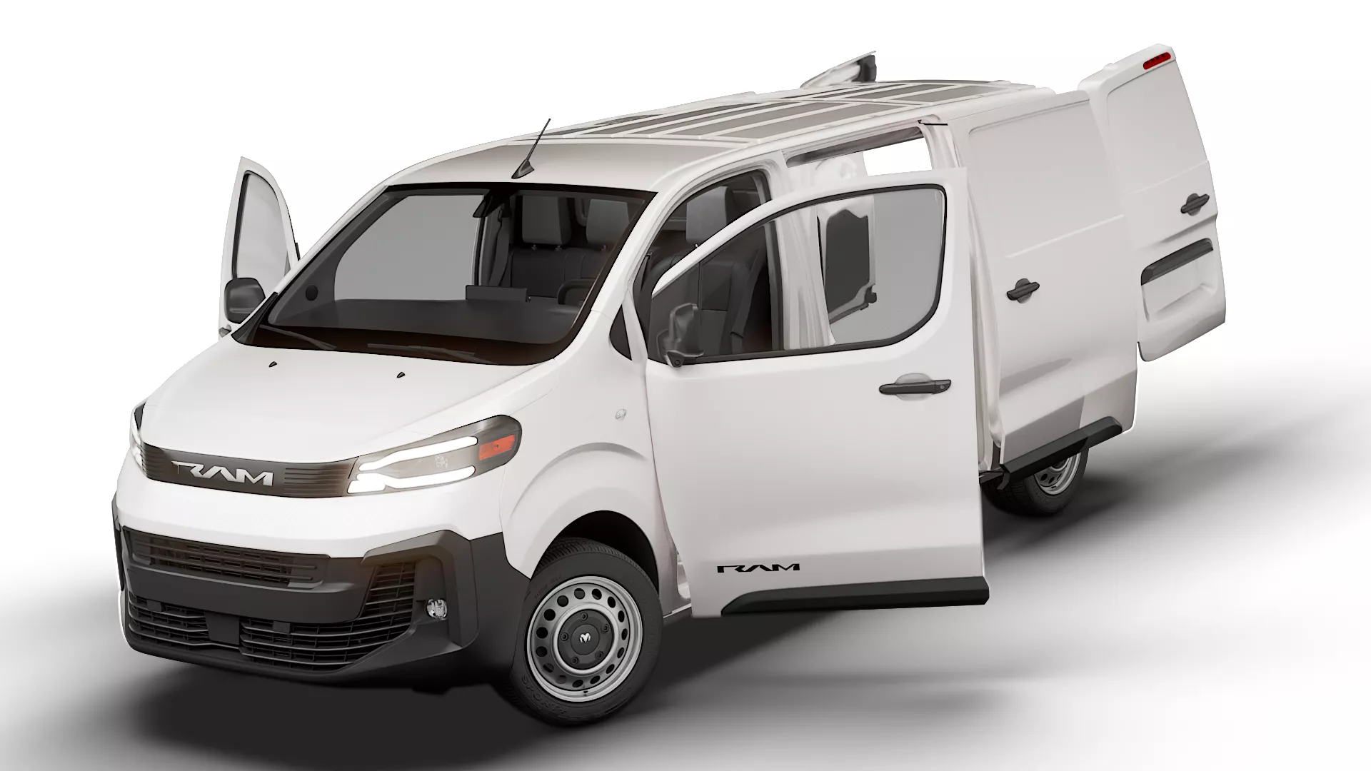 RAM ProMaster City Auto Van L2 HQInt 2027 3D model