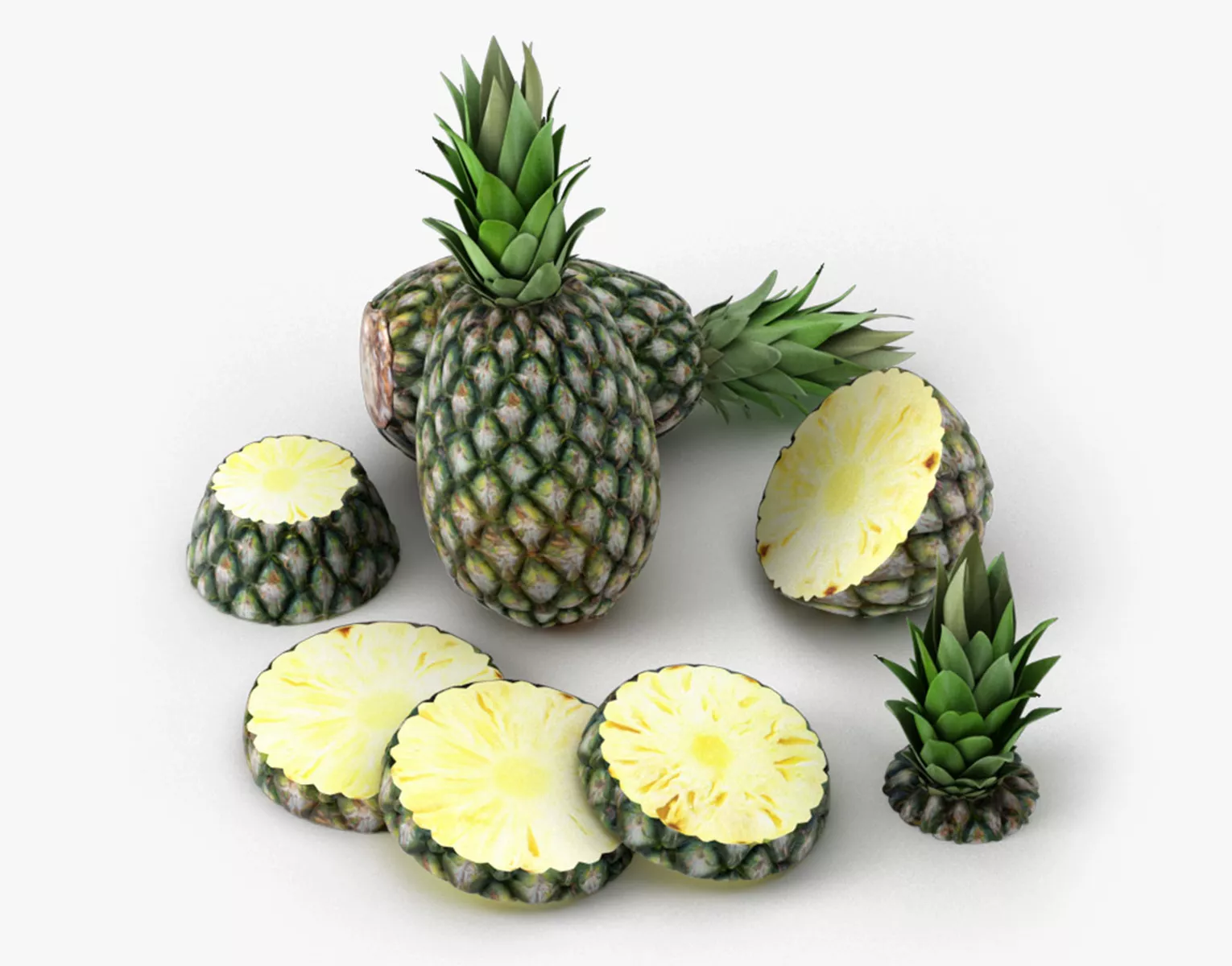Pineapple 3D MODEL 3D model