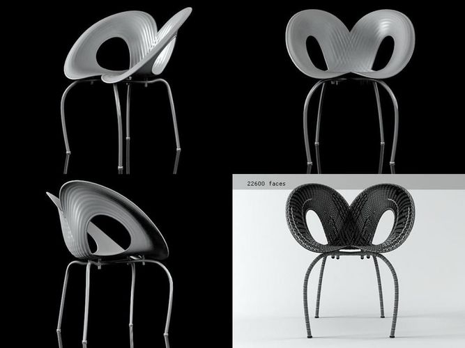 Ripple Chair 3D model