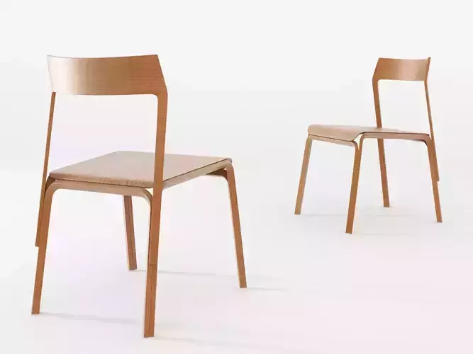 Tabac two wooden chairs