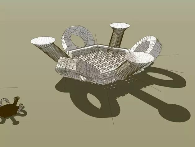 Hex Chain study Free 3D print model