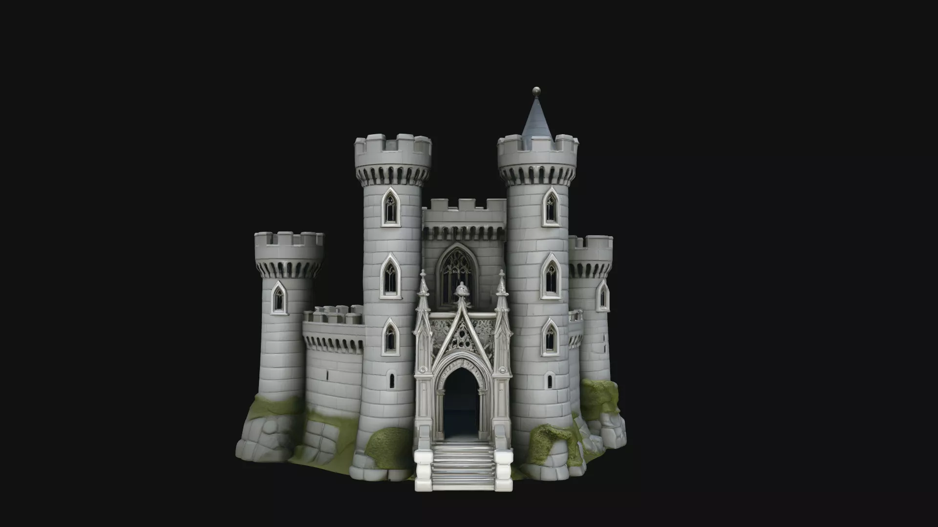 Fantasy Castle Model Design 3 - 3D Print Model 3D print model