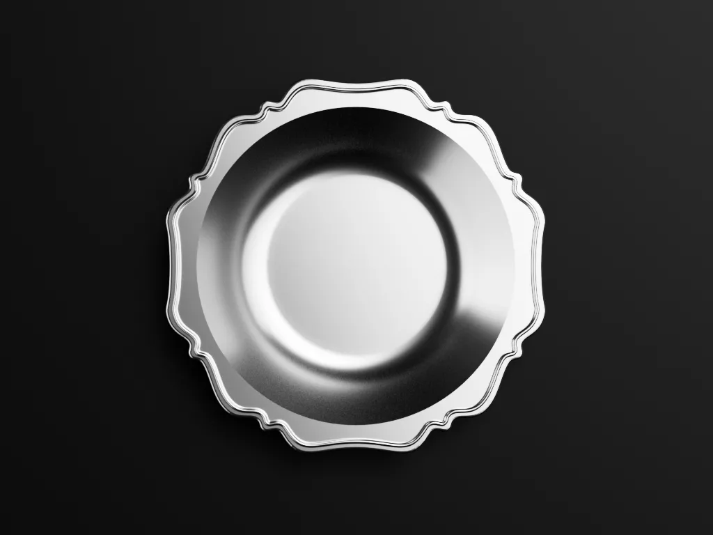Ornate Scalloped Jewelry Tray 3D Printable 3D print model