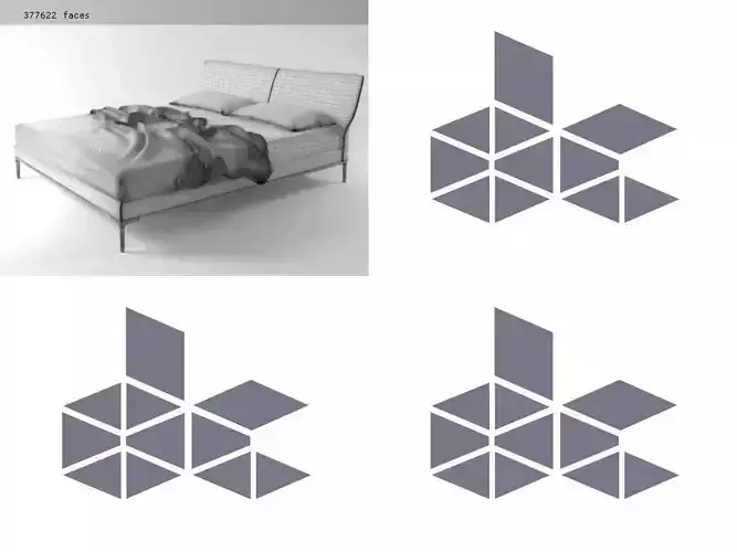 Maya modern bed frame with upholstered headboard and footboard