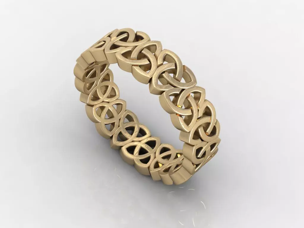 Celtic knot ring 02 3D print model_0