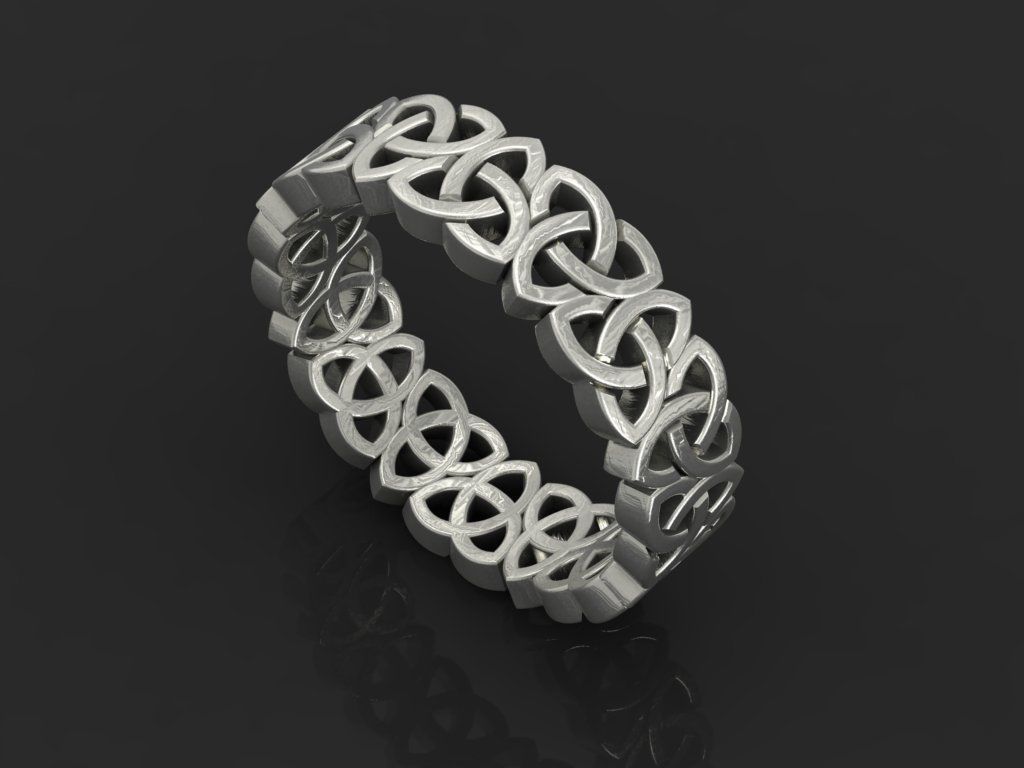 Celtic knot ring 02 3D print model_1