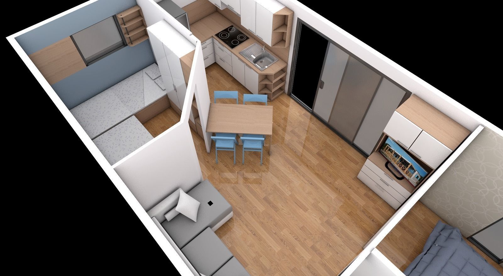 mobile home istriaMOD by damijan koprivc Low-poly 3D model_12