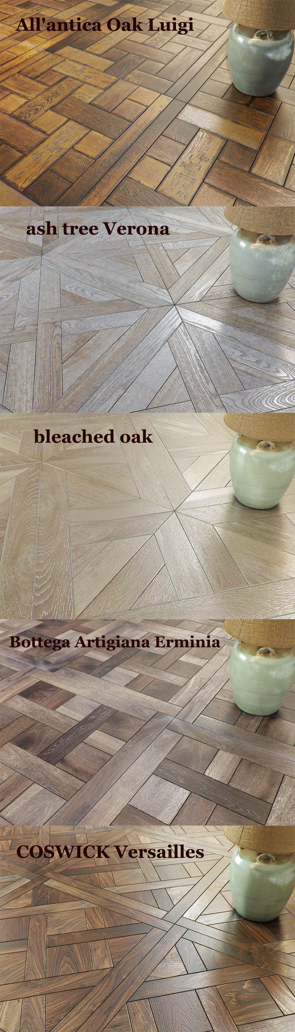 Classic parquet 10 3D model_2