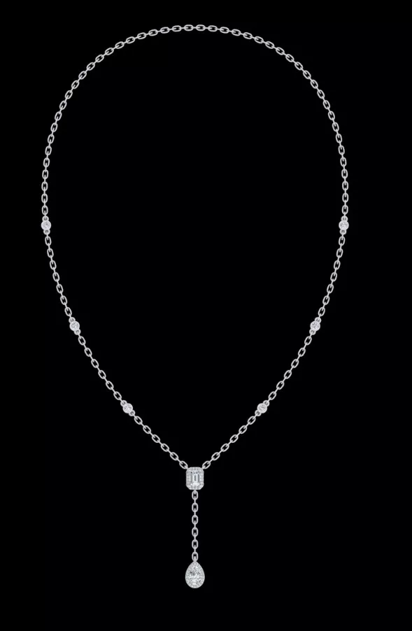 Diamond Station Y Necklace 3D Model Free 3D print model