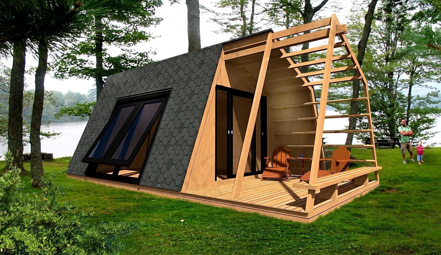 glamping MOD by damijan koprivc Low-poly 3D model_0