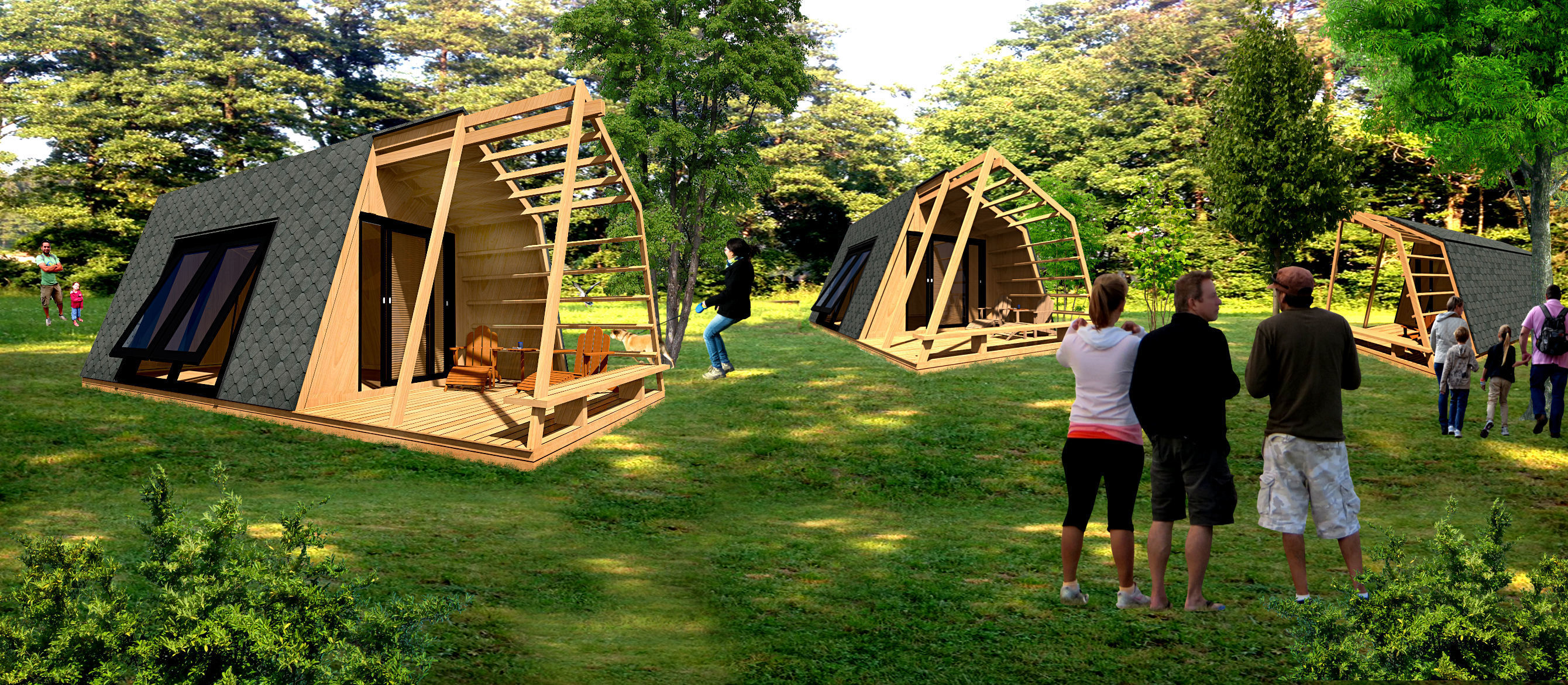 glamping MOD by damijan koprivc Low-poly 3D model_7