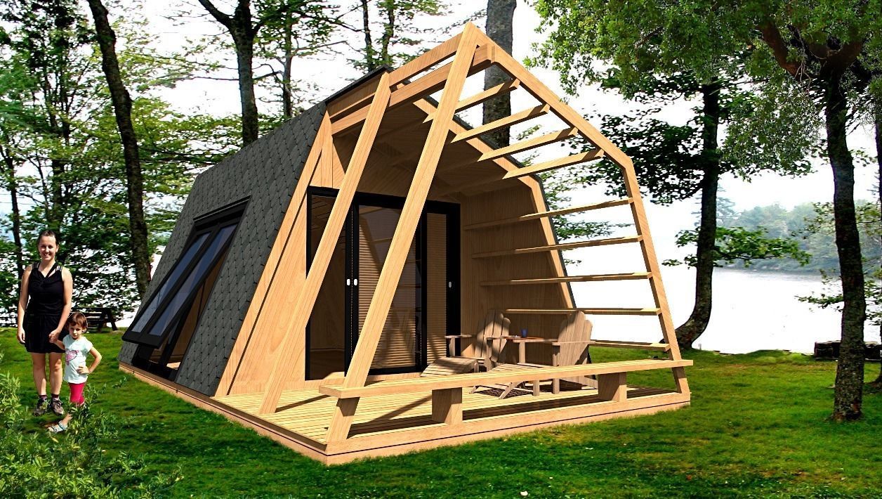 glamping MOD by damijan koprivc Low-poly 3D model_4