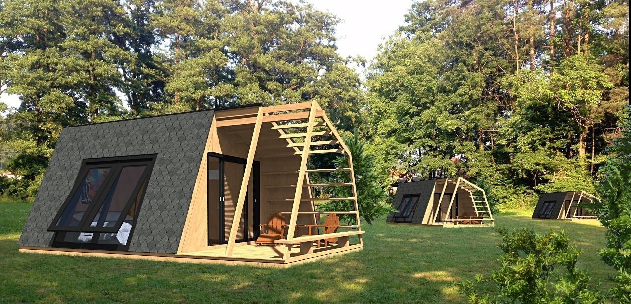 glamping MOD by damijan koprivc Low-poly 3D model_5