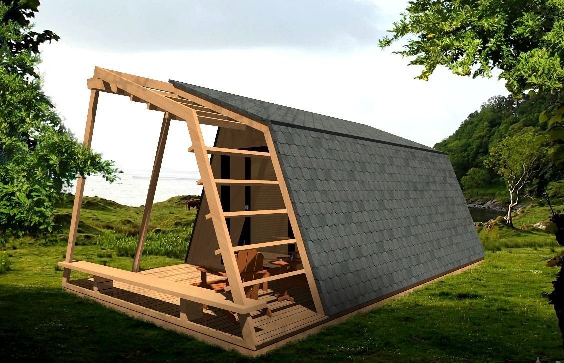 glamping MOD by damijan koprivc Low-poly 3D model_3