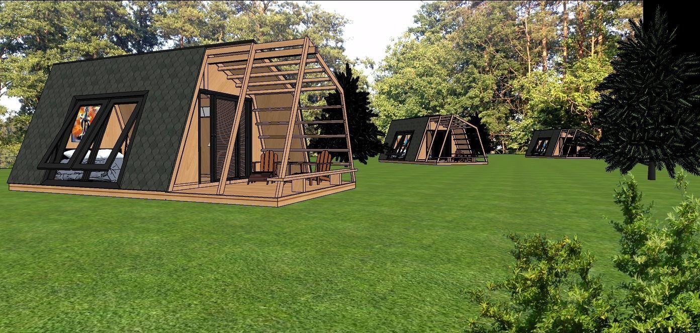 glamping MOD by damijan koprivc Low-poly 3D model_6