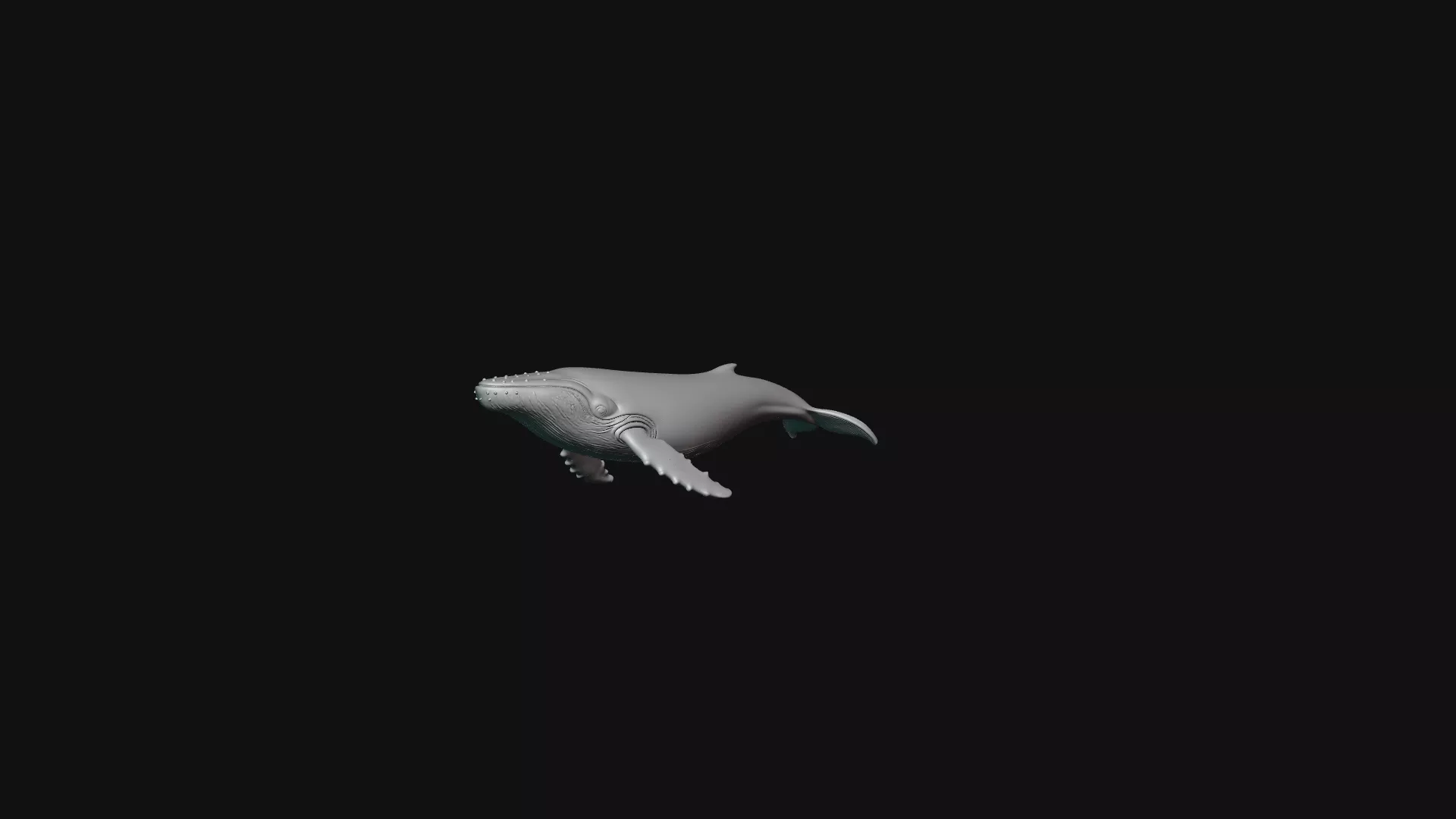 Humpback Whale Statue Design 1 - 3D Print Model 3D print model