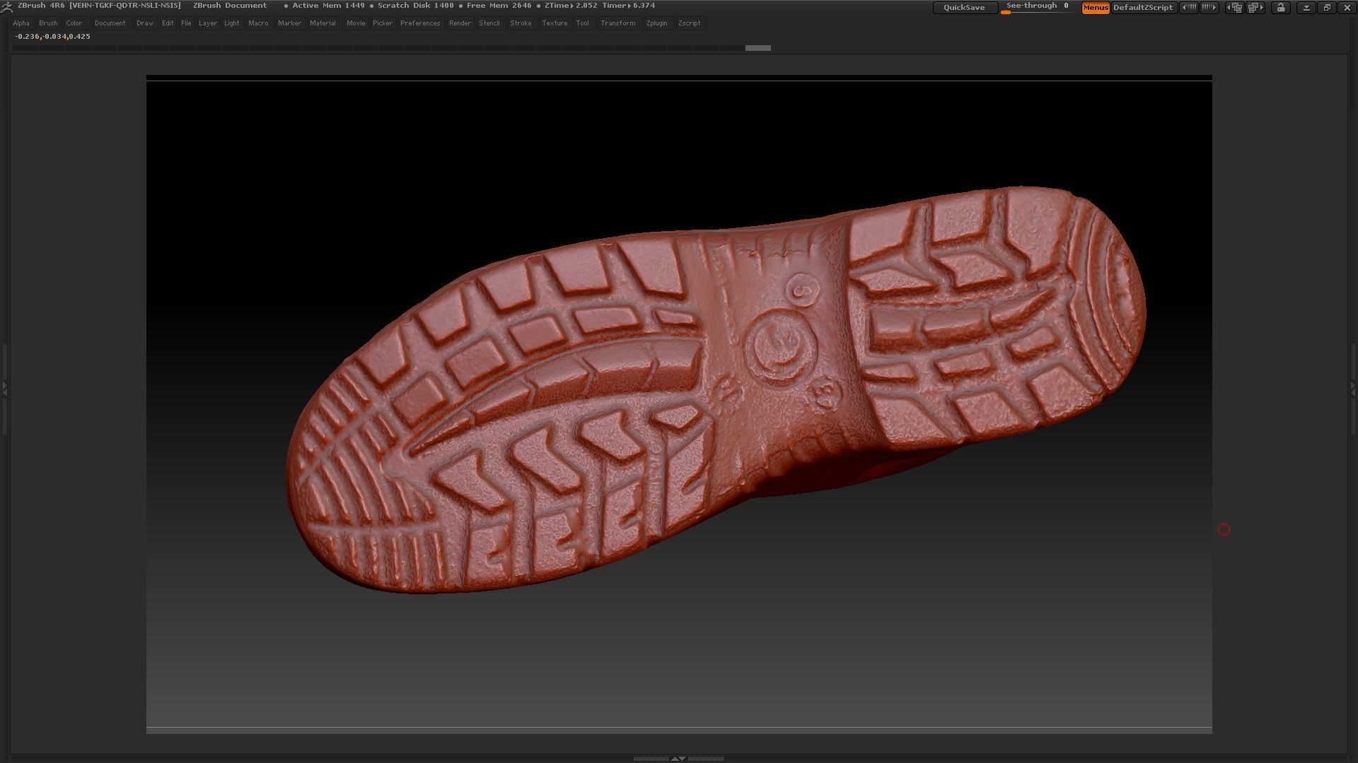 Boot 3D model Low-poly 3D model_6