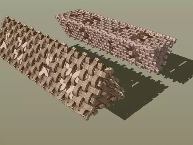celtic textileB link Free 3D print model