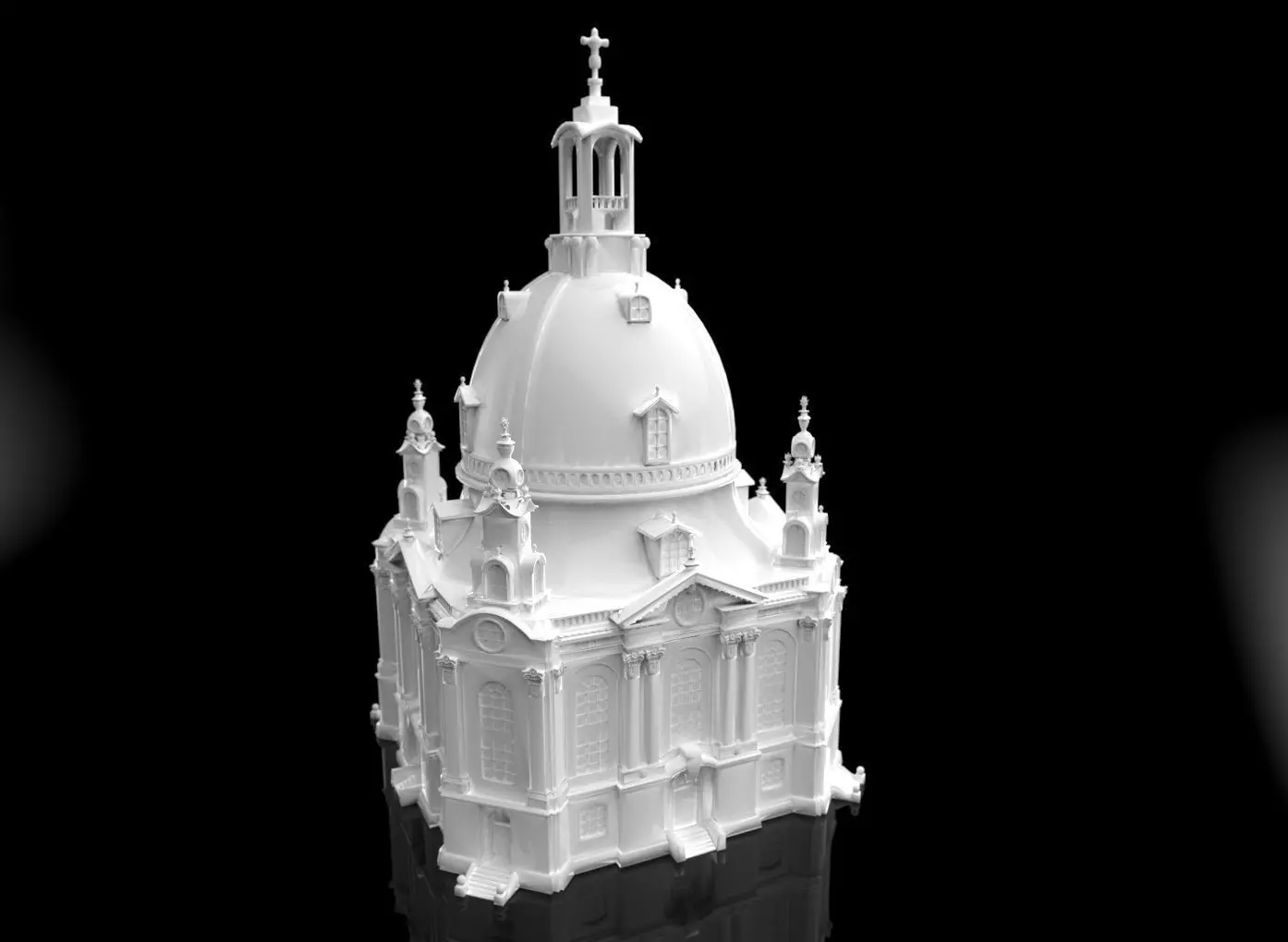 Frauenkirche church 3D print model_0