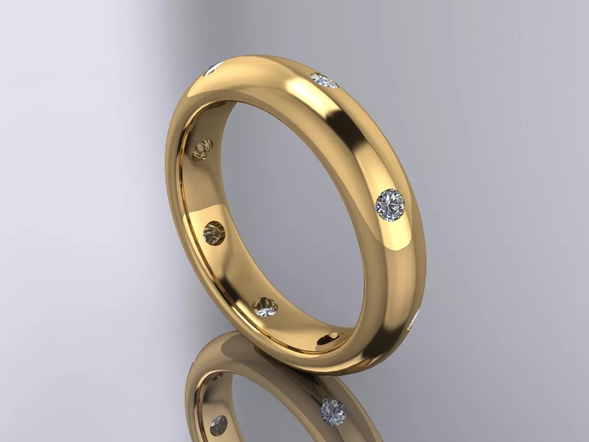 Ring Gold 3d model 3D print model